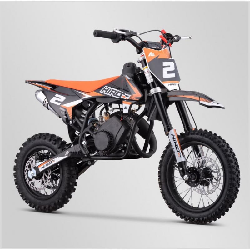 Moto Dirt Bike Enfant Hiro Condor 60CC Orange APOLLO Loisir Plein Air