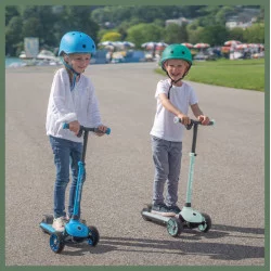 Première trottinette électrique 3 roues Globber pour enfant sécurisée -  Globber France