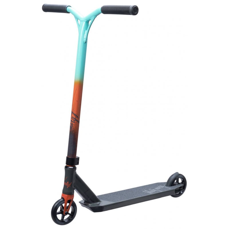 trottinette bloody mary v2 orange bleu noir