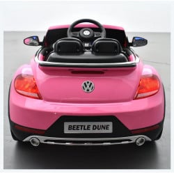 Volkswagen Coccinelle Beetle Rose, 12 volts, voiture électrique pour  enfant