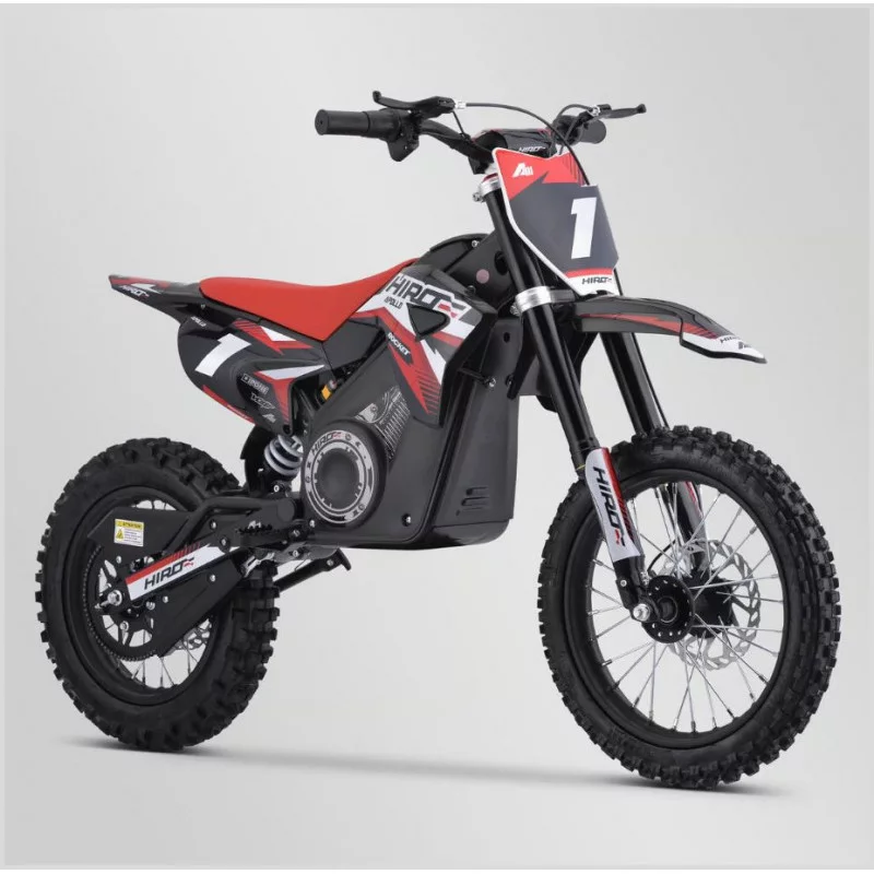 moto enfant dirt bike hiro rocket 1300w rouge