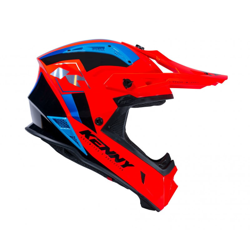 casque titanium graphic neon red