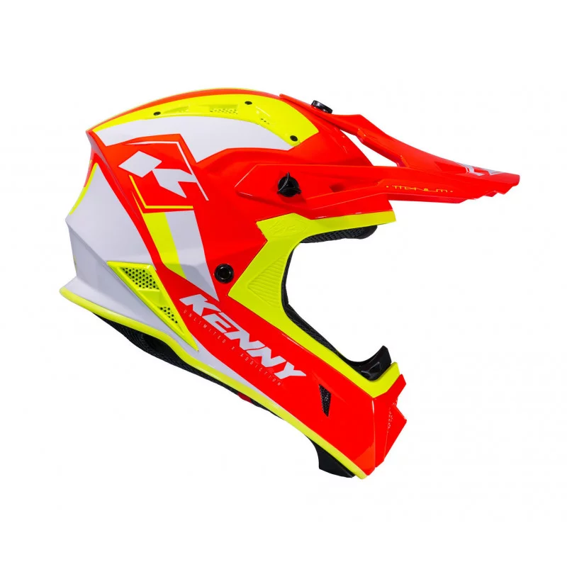 casque titanium graphic neon yellow red