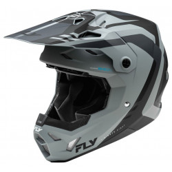 Casque CP Krypton Gris Noir Mat - FLY