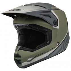 Casque Kinetic Vision Vert Olive Mat/Gris - FLY