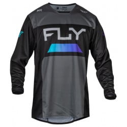 Maillot Kinetic Reload Charcoal/Noir/Bleu Iridium - FLY