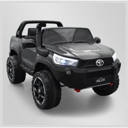 Voiture enfant électrique Toyota Hilux 24V 2 places - Noir - APOLLO