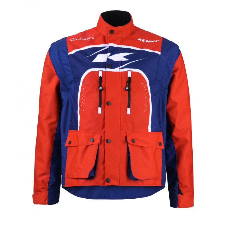 veste track navy red