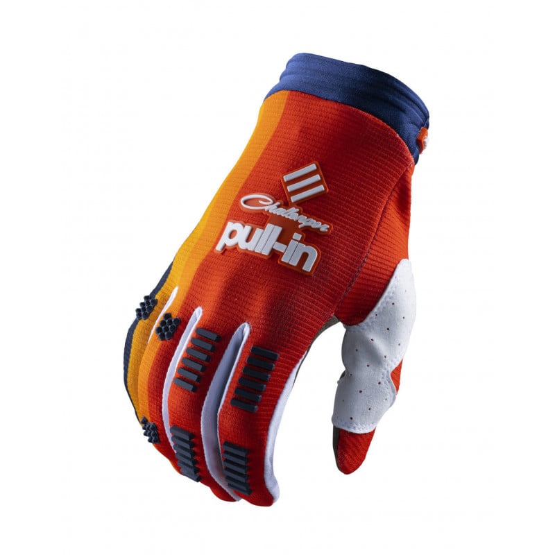 gants enfant race navy orange red