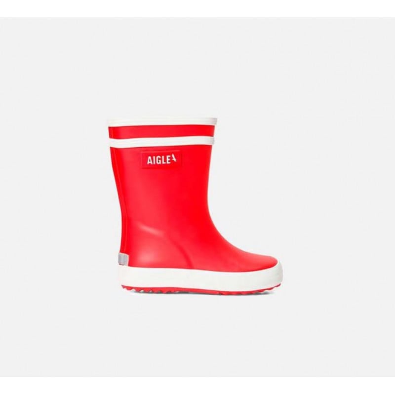 bottes enfant baby flac 2 rouge