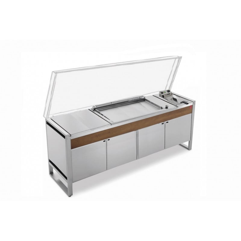 table oasi 205c + plancha oasi 80 + friteuse