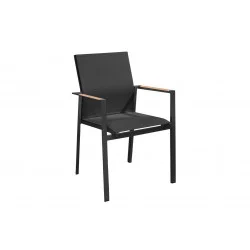 Fauteuil Delia avec accoudoirs Teck FSC - PROLOISIRS