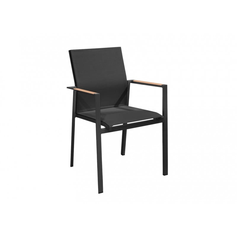 fauteuil delia accoudoirs teck