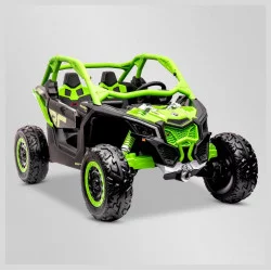 Buggy électrique enfant SMX CAN AM Maverick 24V Vert - APOLLO