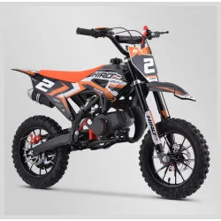 Moto Pocket Cross enfant Hiro Falcon 49CC Orange - APOLLO