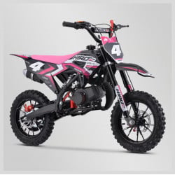 Moto Pocket Cross enfant Hiro Falcon 49CC Rose - APOLLO