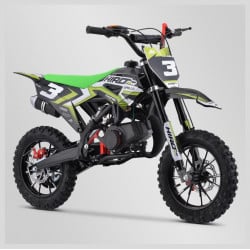 Moto Pocket Cross enfant Hiro Falcon 49CC Vert - APOLLO