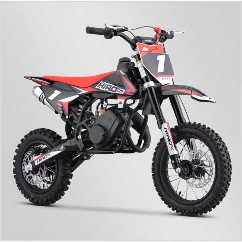 moto dirt bike hiro condor 60cc rouge