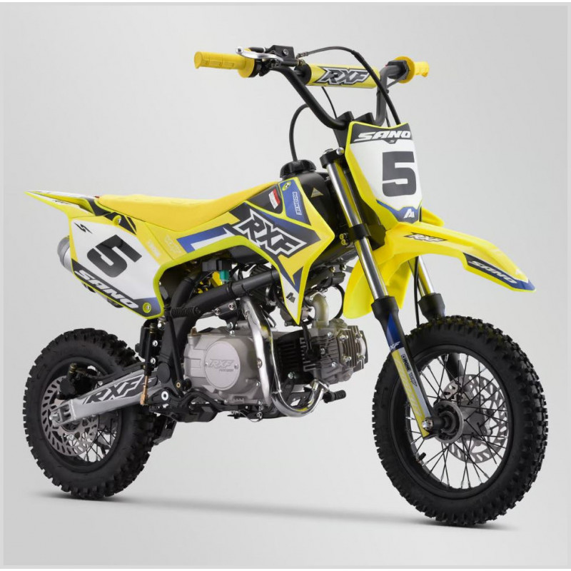 moto dirt bike sano rxf rookie 110cc jaune