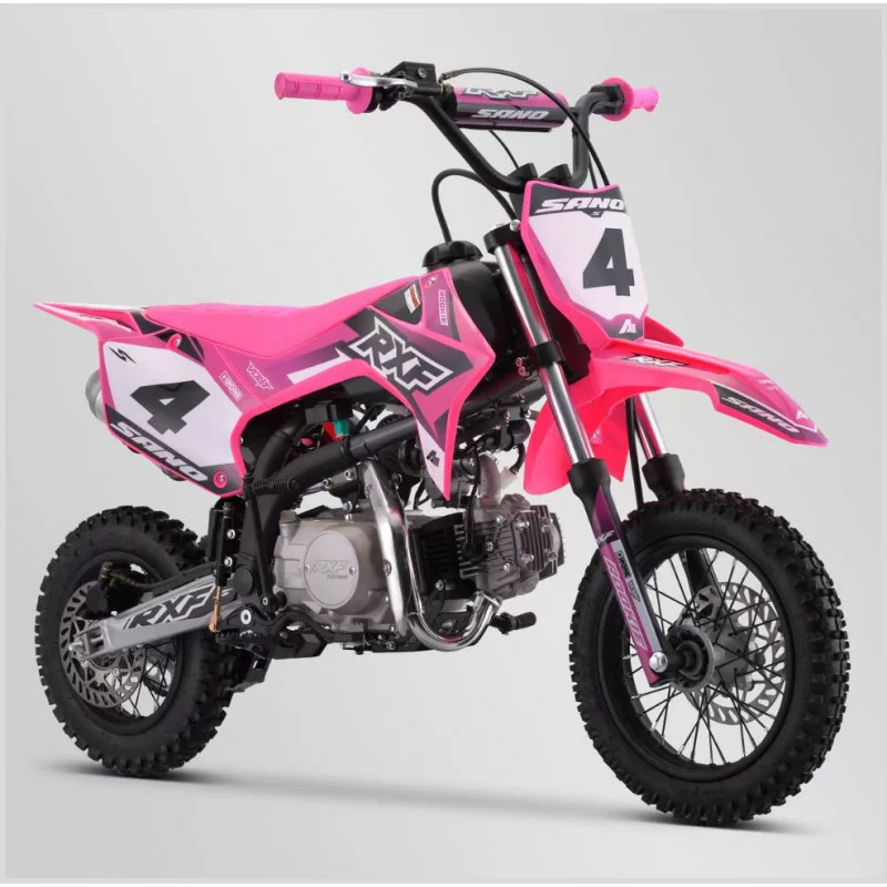 moto dirt bike sano rxf rookie 110cc rose