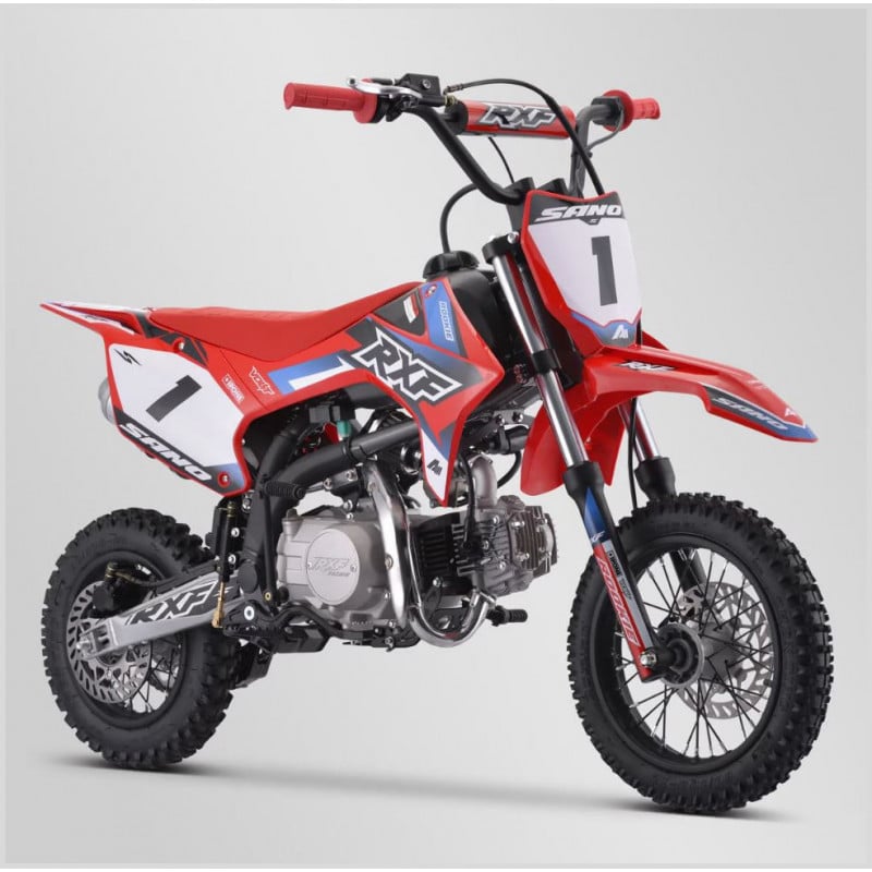 moto dirt bike sano rxf rookie 110cc rouge