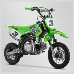 Moto Dirt Bike Sano RXF Rookie 110CC Semi-Auto Vert - APOLLO