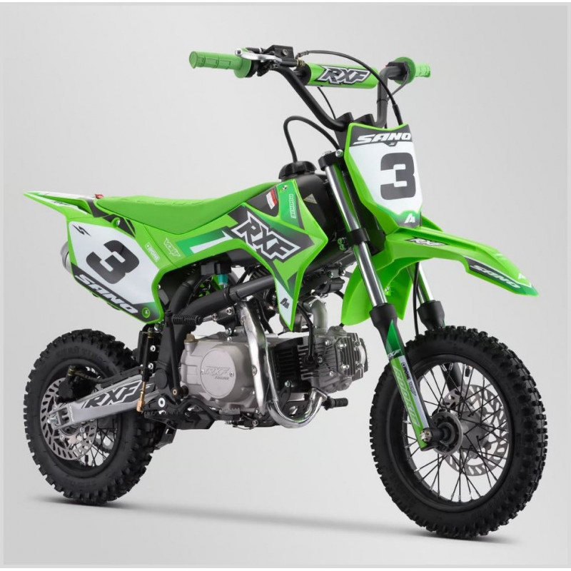 moto dirt bike sano rxf rookie 110cc vert