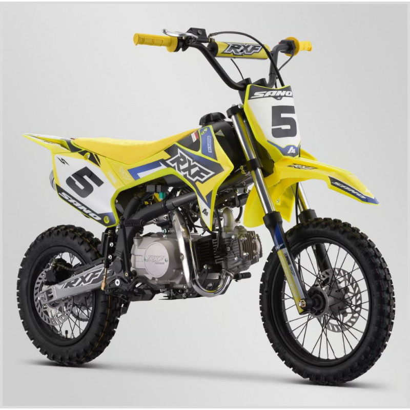 moto dirt bike sano rxf rookie 125cc jaune