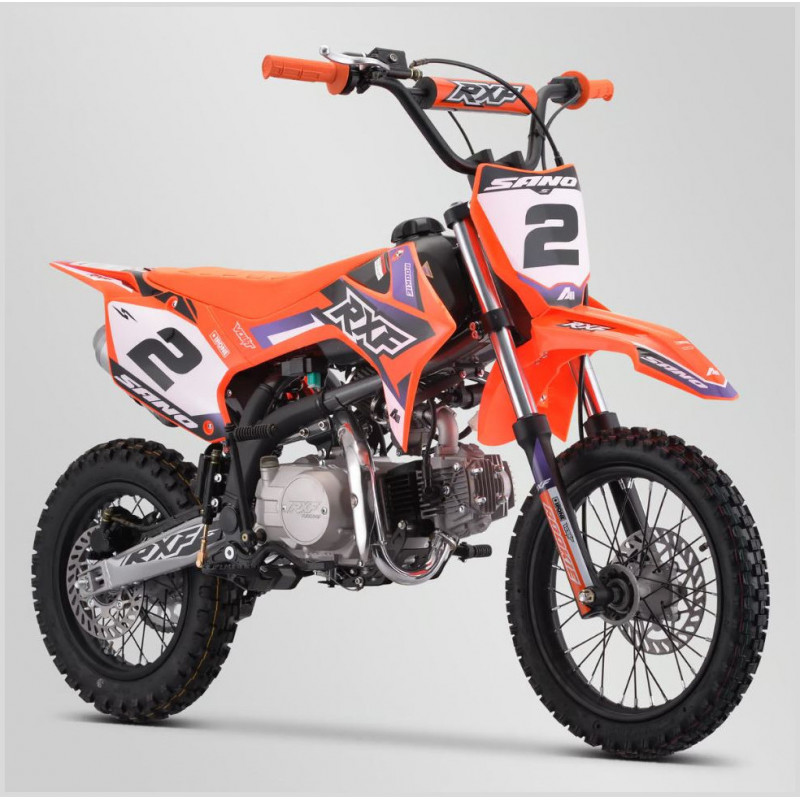 moto dirt bike sano rxf rookie 125cc orange