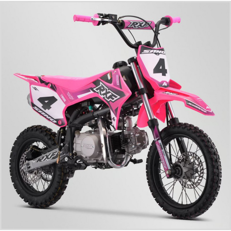 moto dirt bike sano rxf rookie 125cc rose