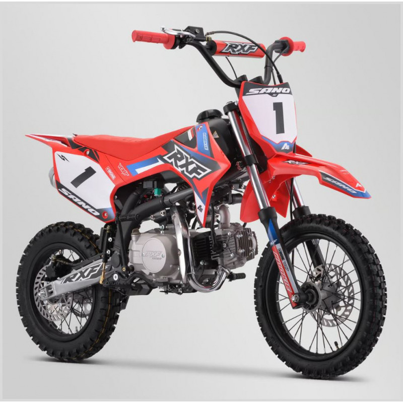 moto dirt bike sano rxf rookie 125cc rouge