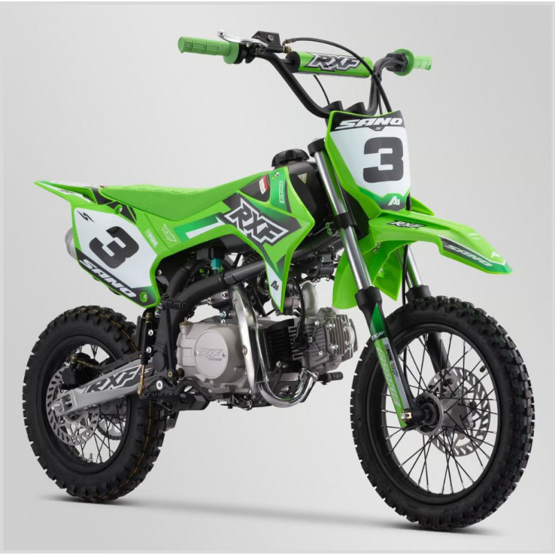 moto dirt bike sano rxf rookie 125cc vert