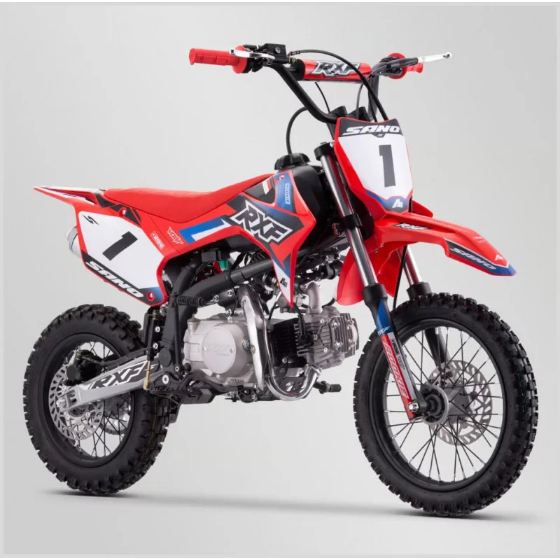 moto dirt bike sano rxf rookie 125cc rouge