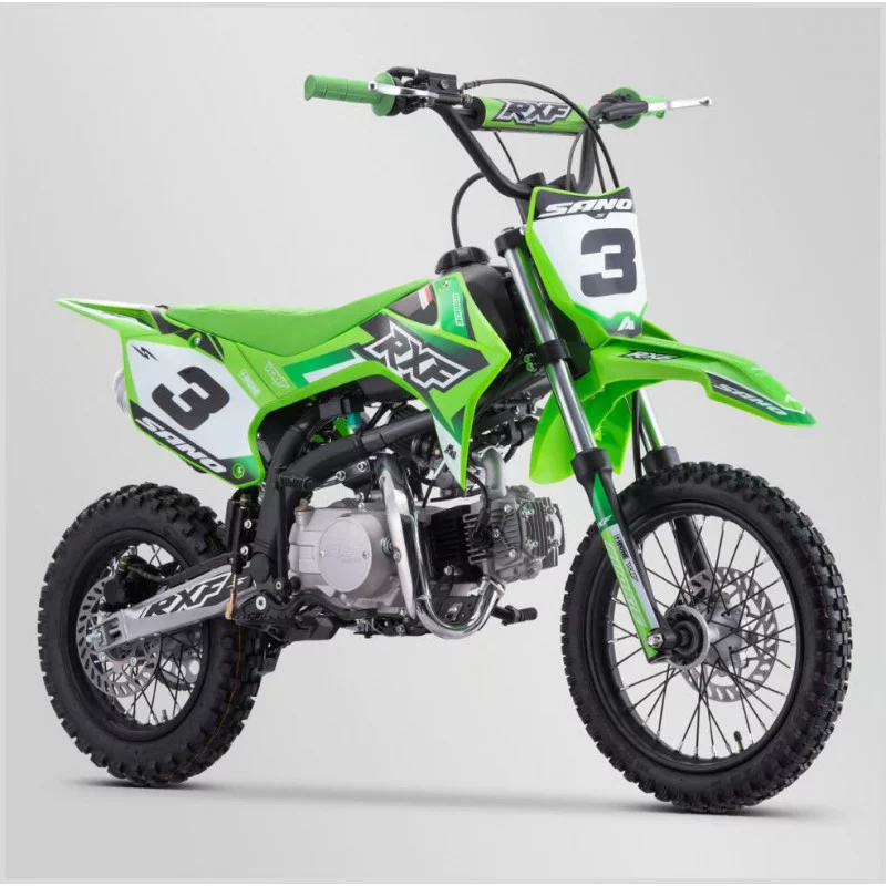 moto dirt bike sano rxf rookie 125cc vert