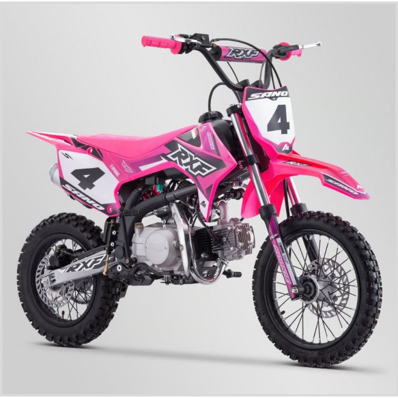 moto dirt bike sano rxf rookie 125cc rose