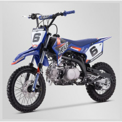 Moto Dirt Bike Sano RXF Open 125CC Bleu - APOLLO