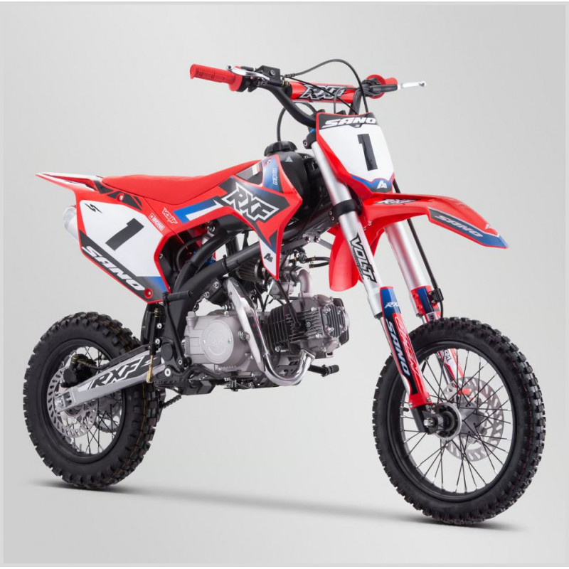 moto dirt bike sano rxf open 125cc rouge