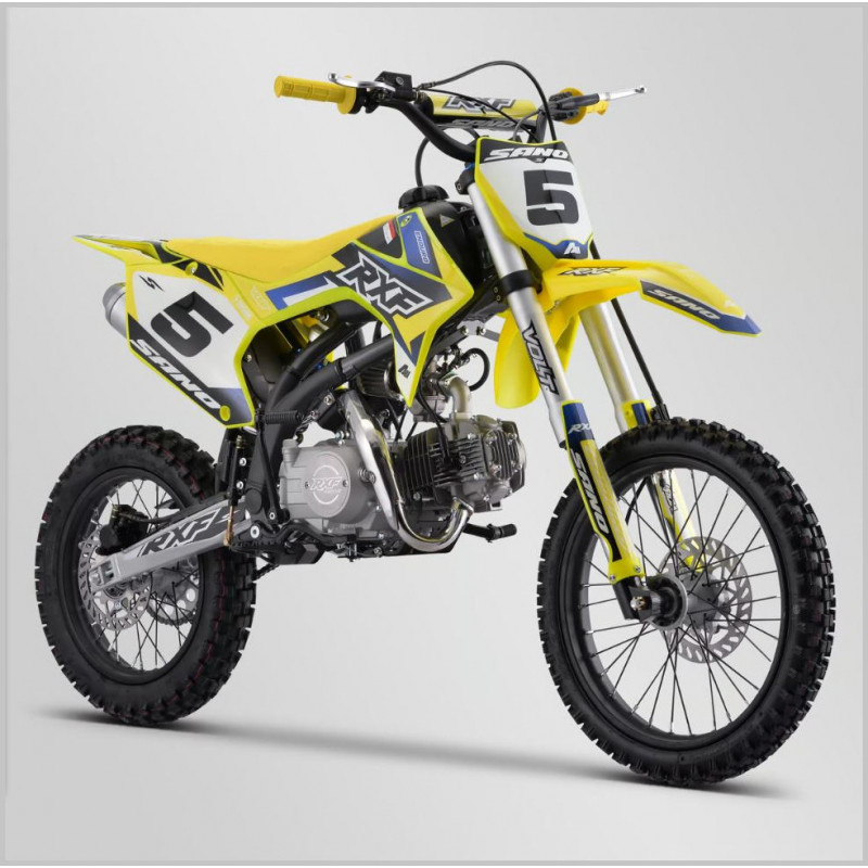 moto dirt bike sano rxf enduro 125cc jaune