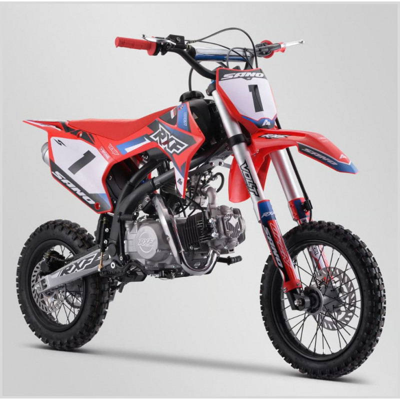 moto dirt bike sano rxf open 150cc rouge