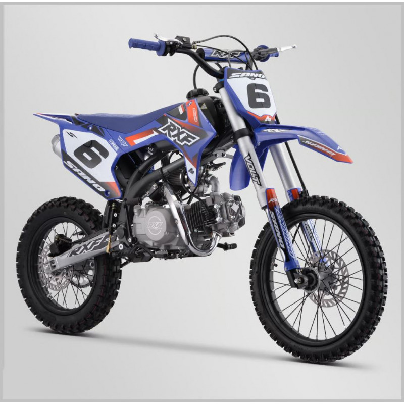 moto dirt bike sano rxf enduro 150cc bleu