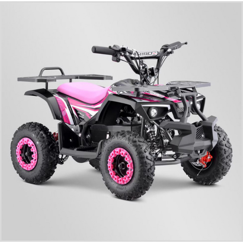 quad électrique hiro tiger 800w rose