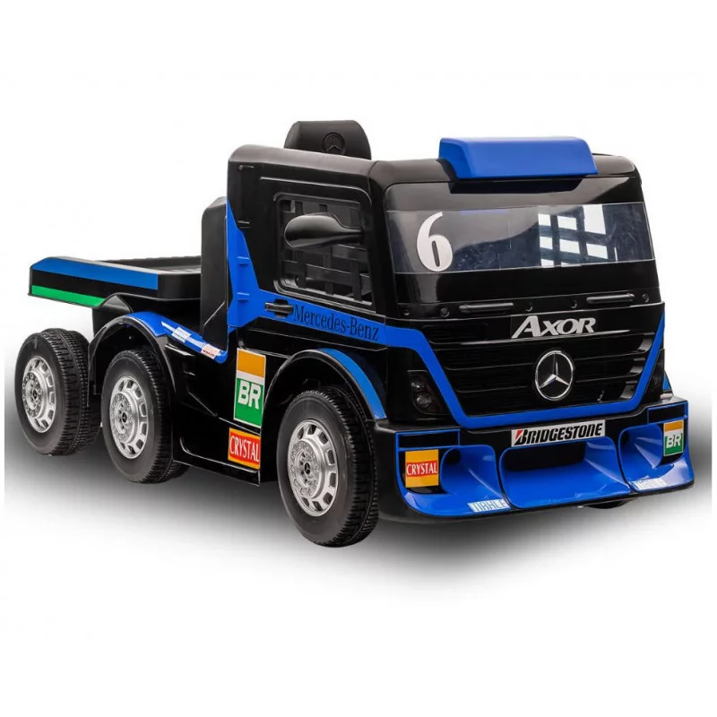 camion enfant mercedes axor bleu