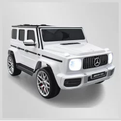 Voiture enfant électrique Mercedes AMG G63 2 places Blanc - APOLLO