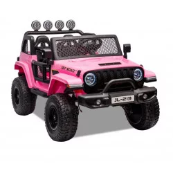 Voiture électrique enfant Jeep Geoland V2 24V Rose - APOLLO