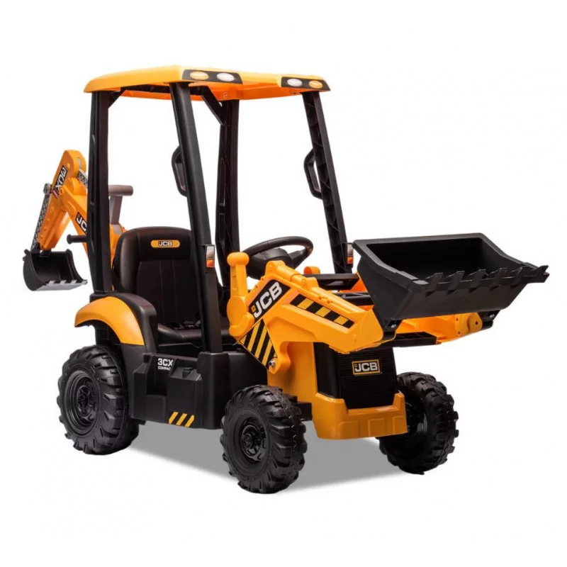 tractopelle enfant jcb 12v jaune