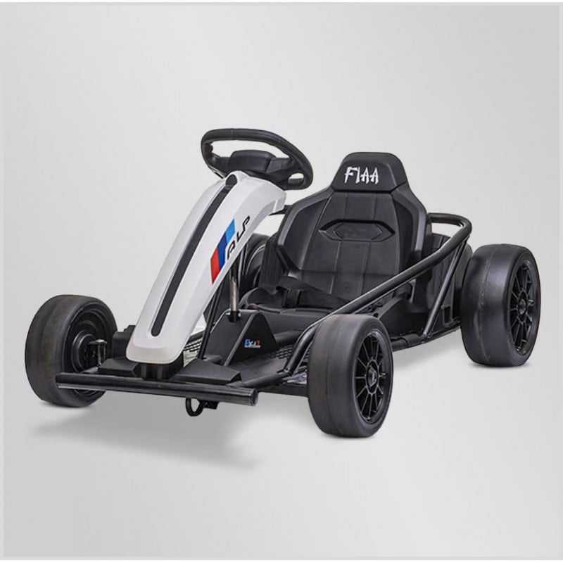 voiture enfant karting dift 250w blanc