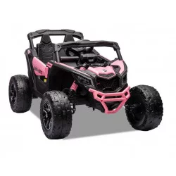 Buggy électrique enfant CAN-AM Maverick UTV Rose - APOLLO