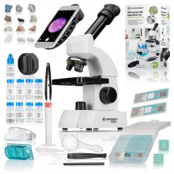 Microscope Junior 40-640x avec Set d'accessoires intelligents - BRESSER