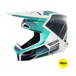 Casque Shot Race Phaser - Blue Turquoise Pearly