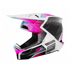 Casque Shot Race Phaser - Black Blue Pink Pearly